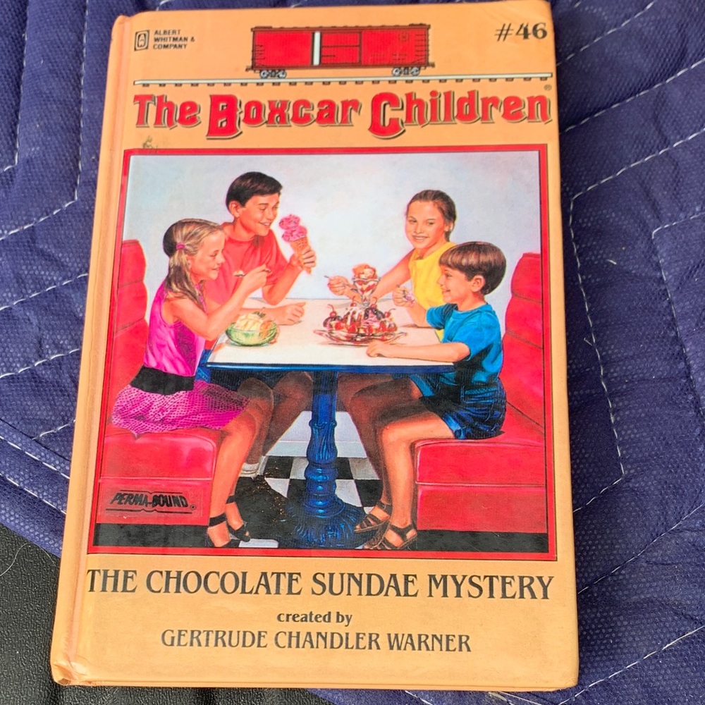 : The Chocolate Sundae Mystery - Classic Kids Book (Beige/Red)